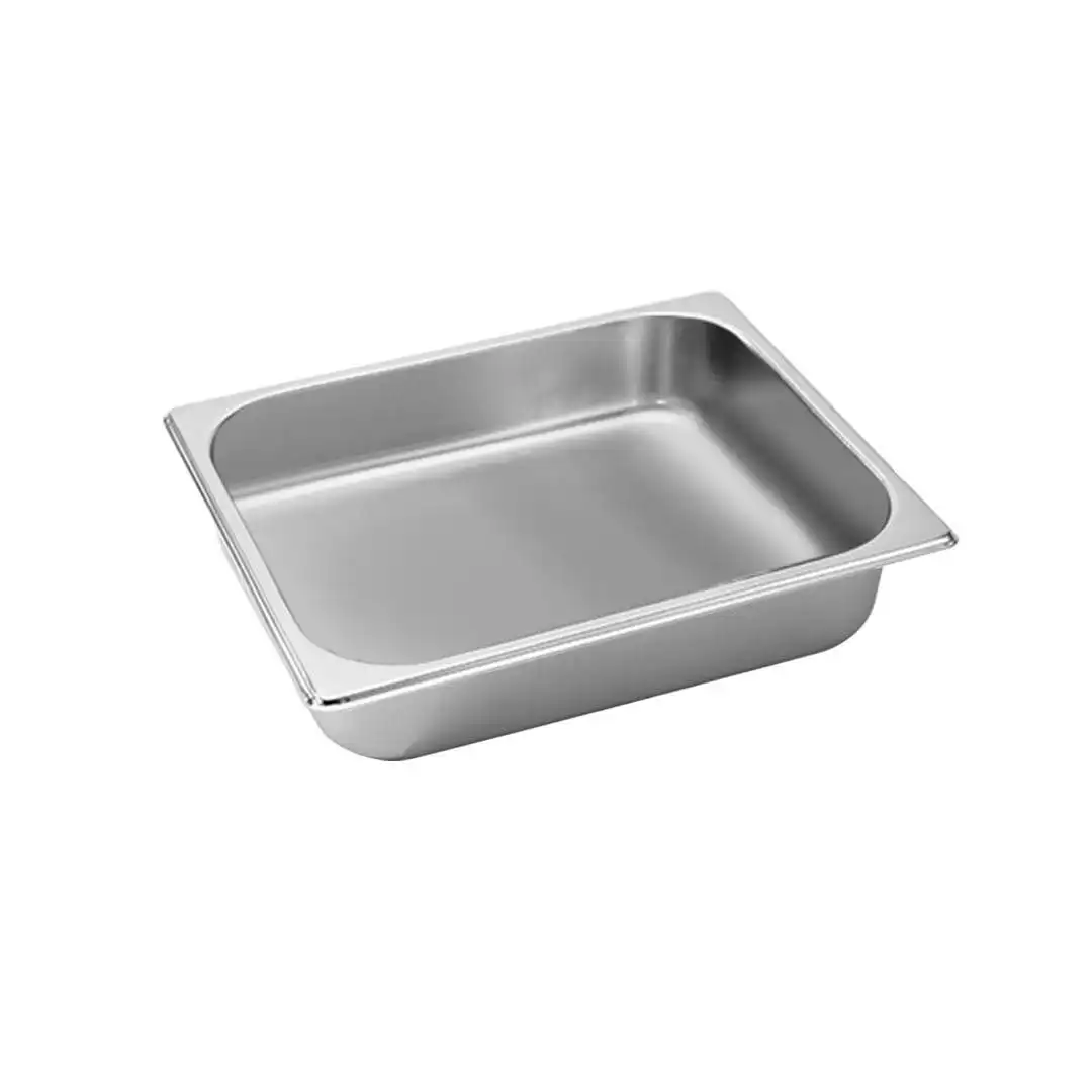 Soga Gastronorm GN Pan Full Size 1/2 GN Pan 6.5cm Deep Stainless Steel Tray