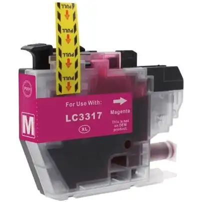 Magenta Ink Cartridge Compatible With Brother LC-3317- 550 pages