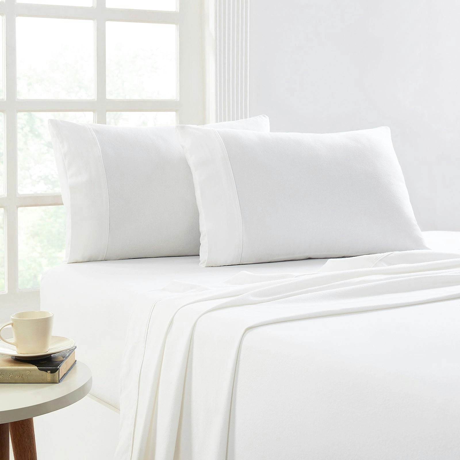 Flannelette Sheets Egyptian Cotton Snowy