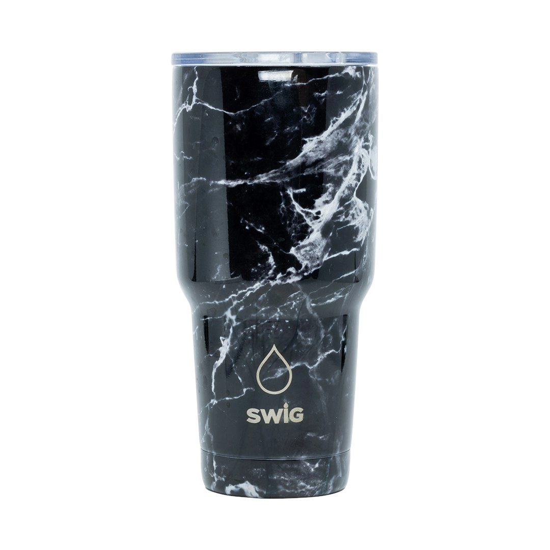 Swig Tumbler Black Marble 590mL