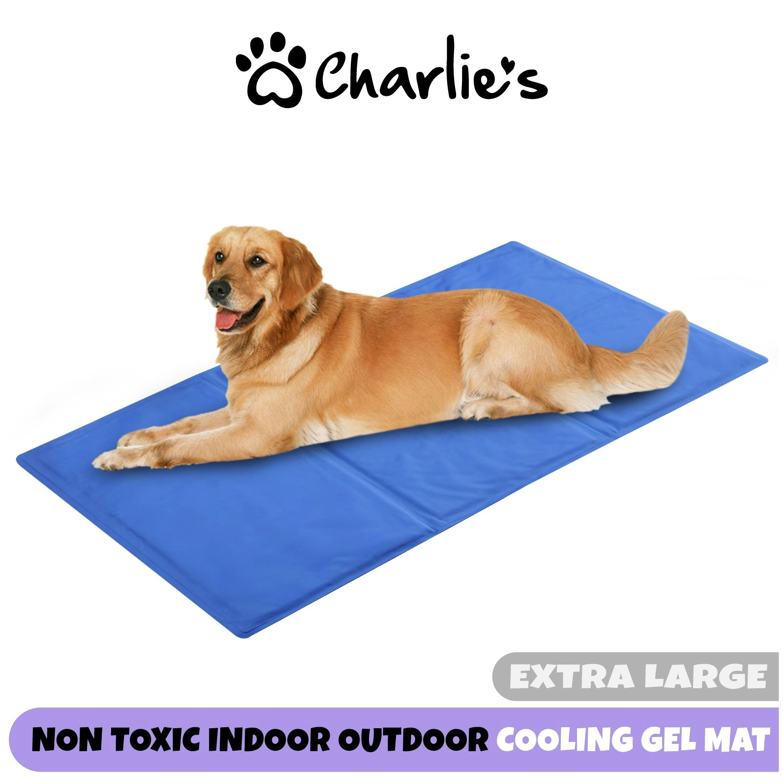 Paw Paws Pet Cooling Mat Blue X-Large