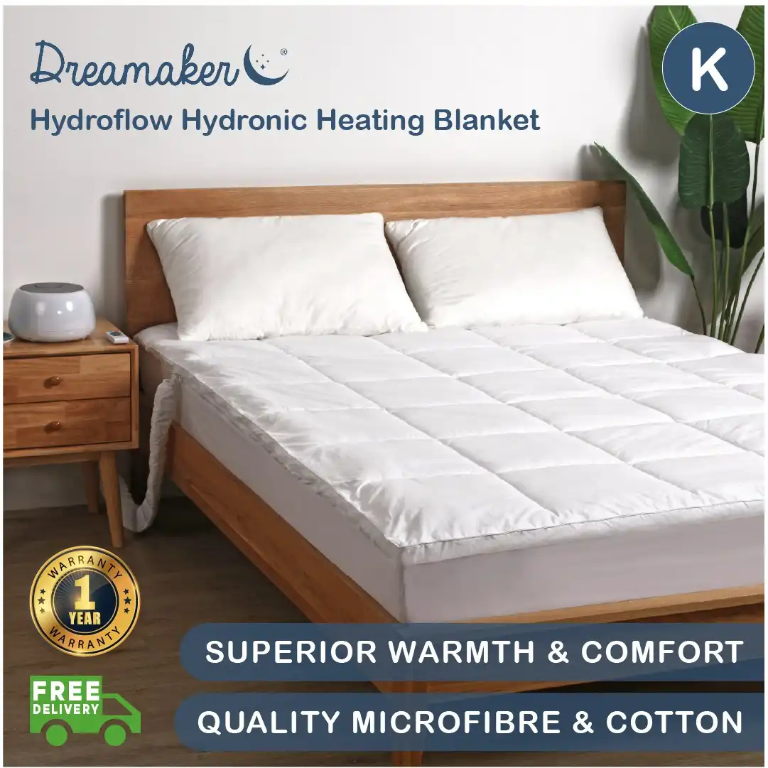 Dreamaker Hydroflow Hydronic Heating Blanket - King Bed