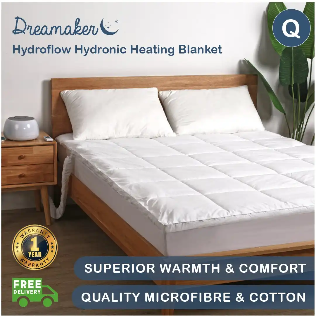 Dreamaker Hydroflow Hydronic Heating Blanket - Queen Bed