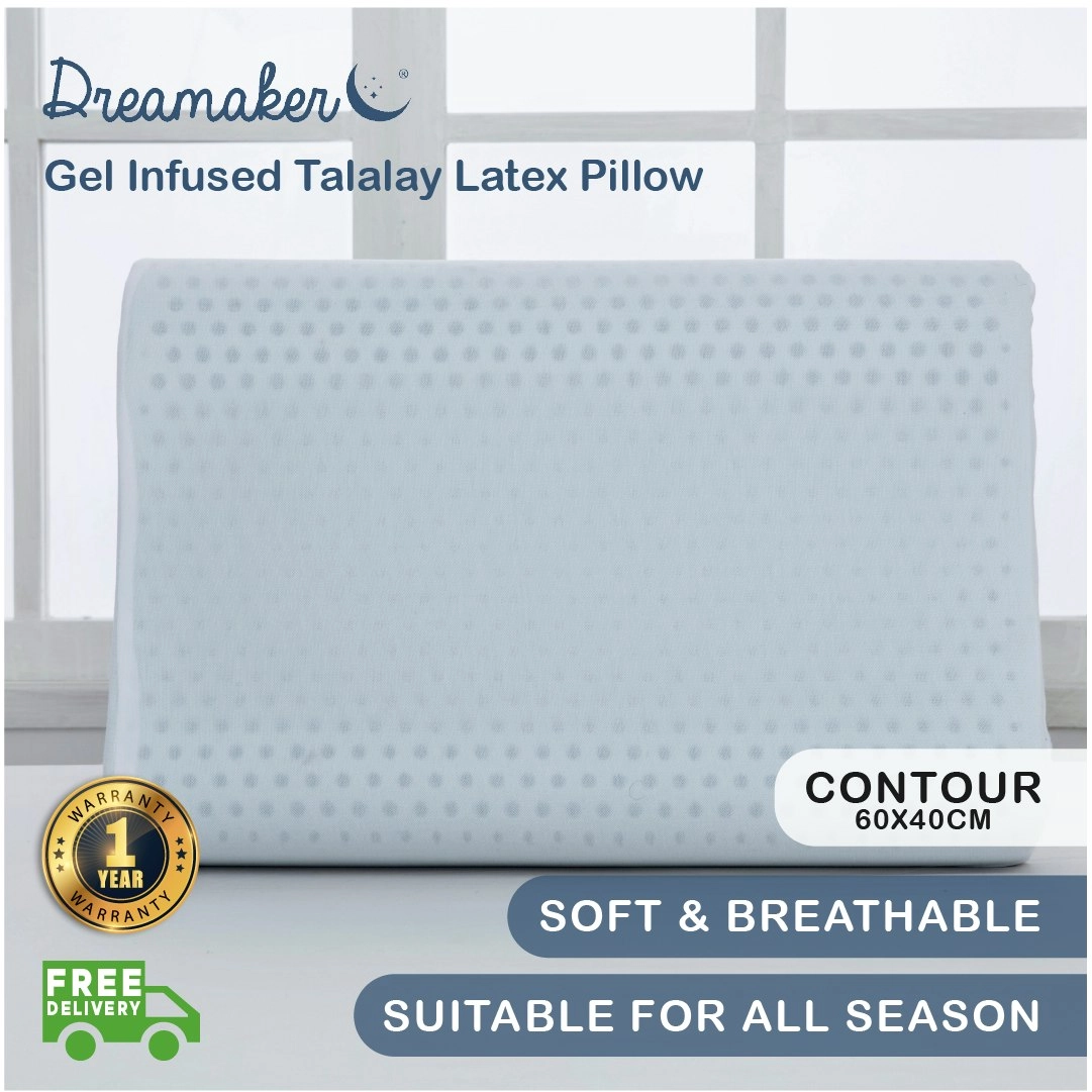 9009405 Gel Infused Talalay Latex Pillow-Contour