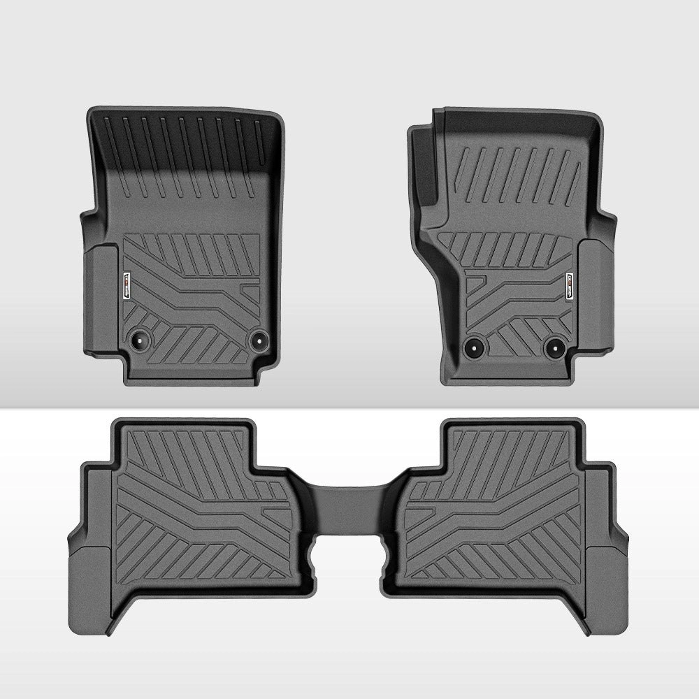 Kiwi Master 3D TPE Car Floor Mats Liner fit VW Amarok 2010 - 2021