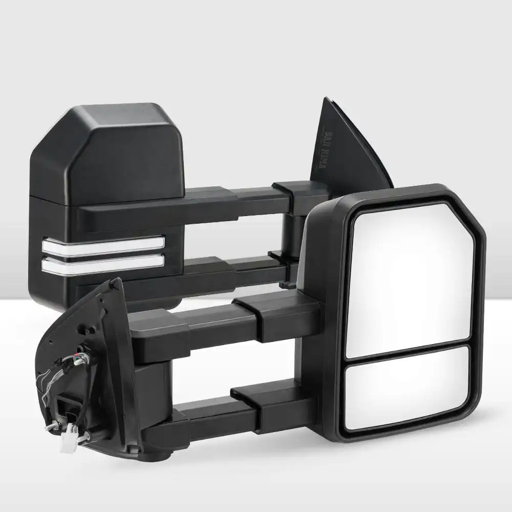 San Hima Extendable Towing Mirrors for Toyota HILUX 2005-2015