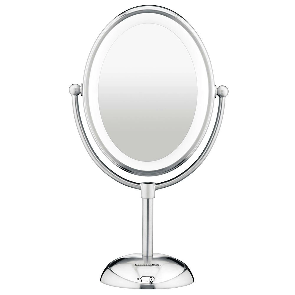 Conair CBE51LCMA Portable Makeup Beauty Mirror Double Sided LED Lighted/Cordless