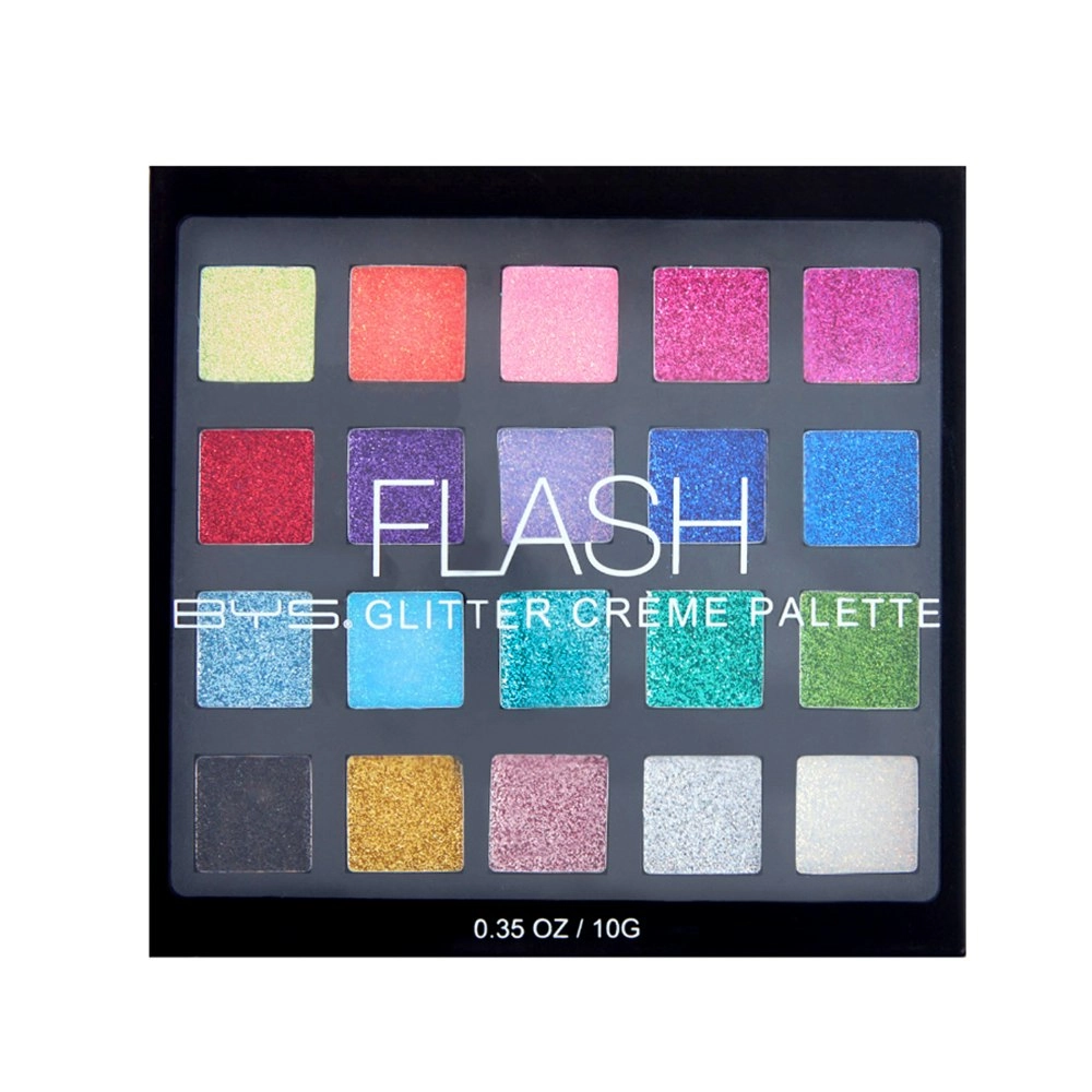 BYS 10g Glitter Creme Eyeshadow Palette 20 Colour Eye Makeup Shadow Cosmetic