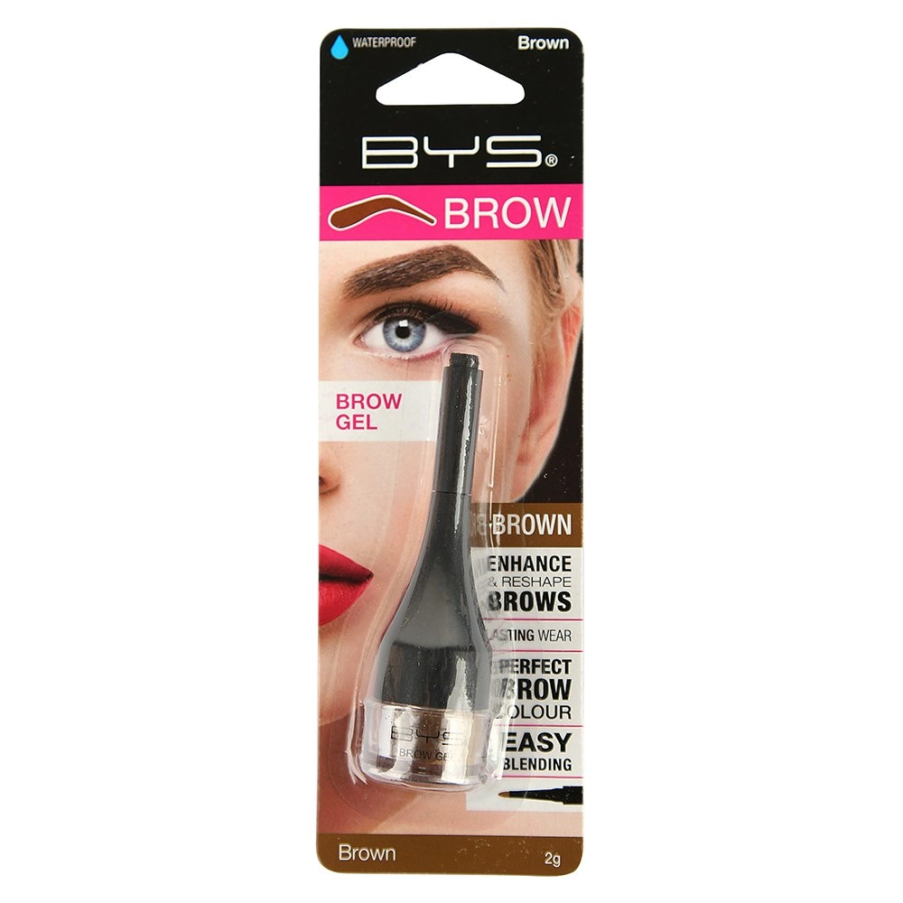 BYS 2g Eyebrow Gel Waterproof Blending Cosmetics Beauty Brow Face Makeup Brown