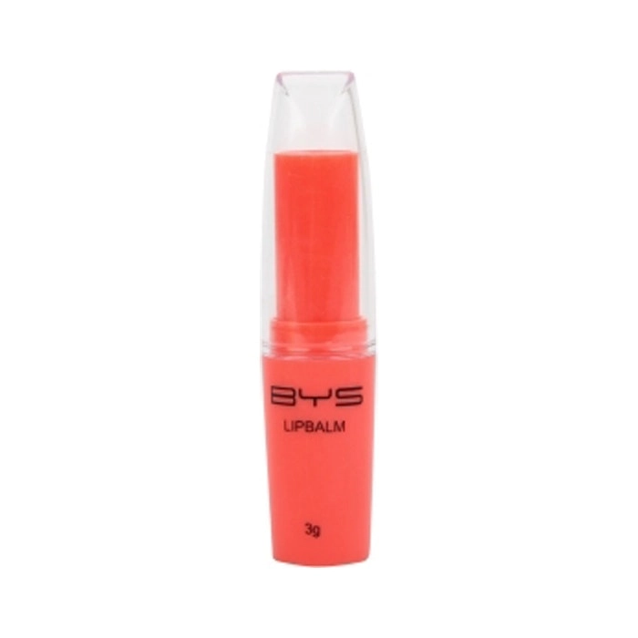 BYS Fruity Strawberry Chapped Lipbalm Cosmetic Beauty Makeup Scented w/Lid RD 3g