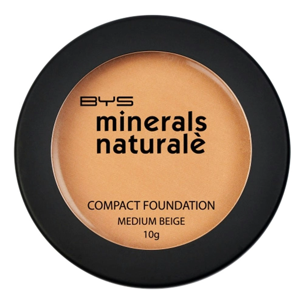 BYS Minerals Naturale 10g Compact Powder Foundation Makeup/Cosmetic Medium Beige