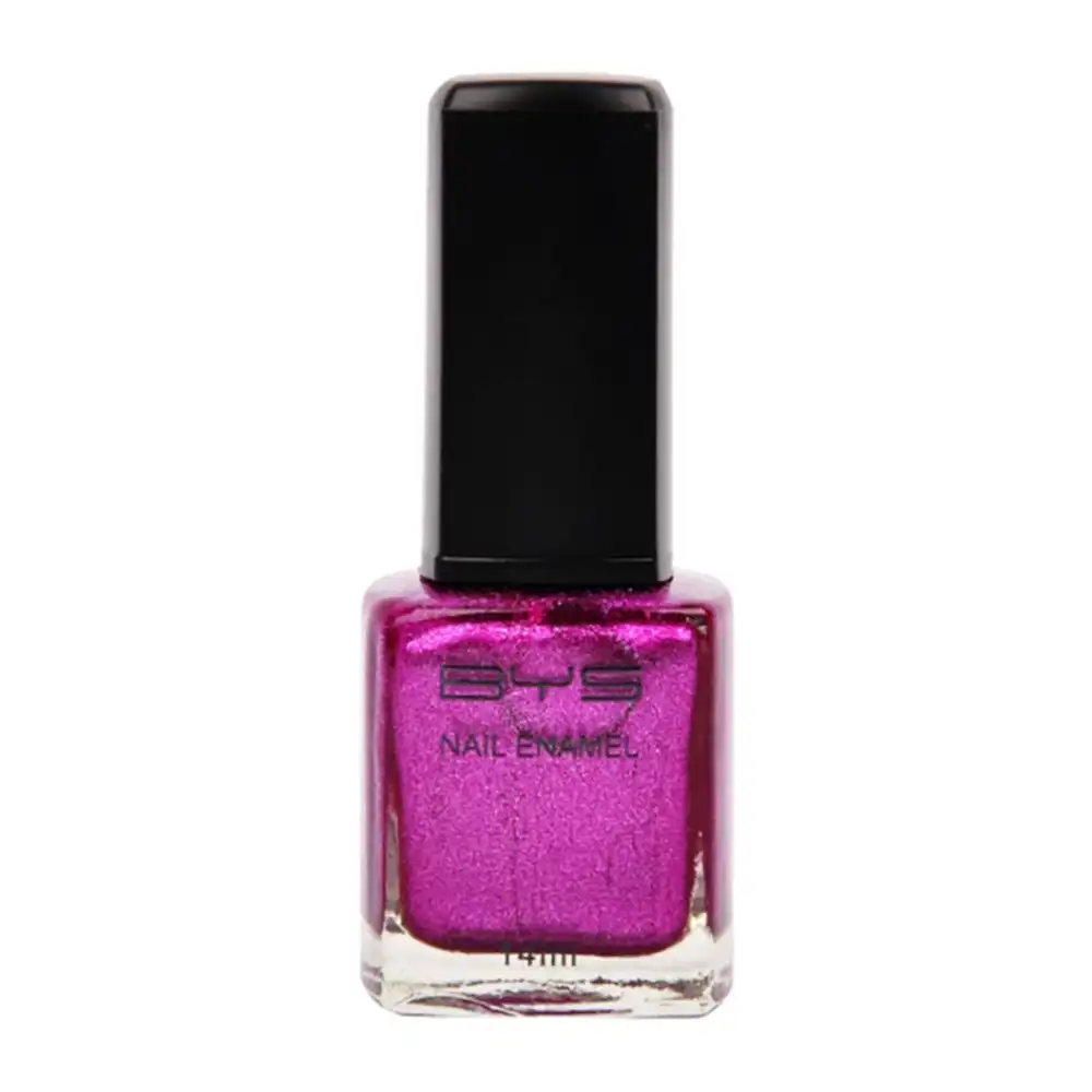 BYS Orchid Ice Nail Polish Enamel Lacquer Gloss Lasting Quick Dry 14ml Purple