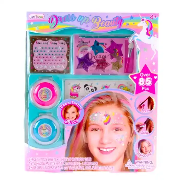 Hot Focus Face Make-Up Dress Up Beauty Kids/Children 8y+ Cosmetic Fun Play Toy