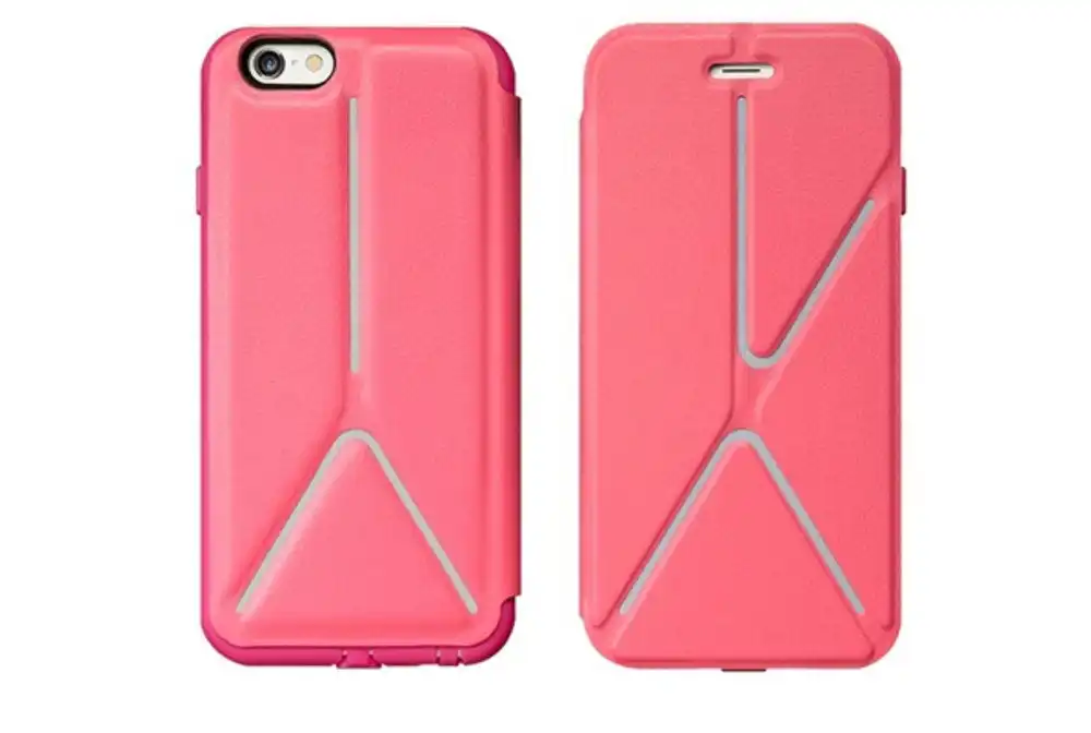 Switcheasy Rave PU Leather Folio Case Cover/Stand for iPhone 6 Plus/6S Plus Pink