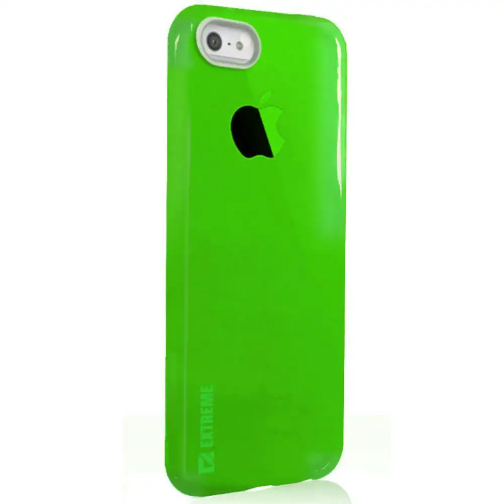 Slim Green Transparent Flexible Shock Resistant Cover Case For iPhone 6+/6S Plus