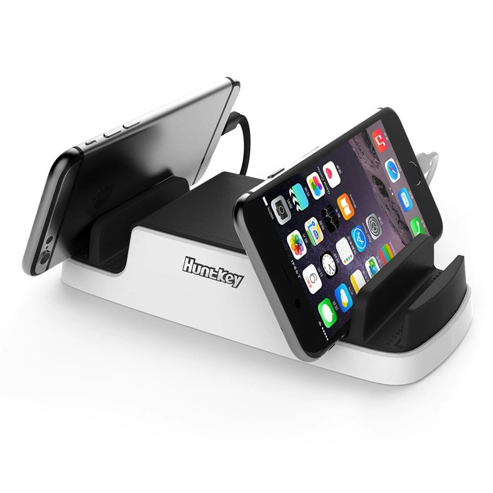 Huntkey 40W SmartU 4-Port USB Charging/Charger Dock Holder f/ Smartphones/Tablet