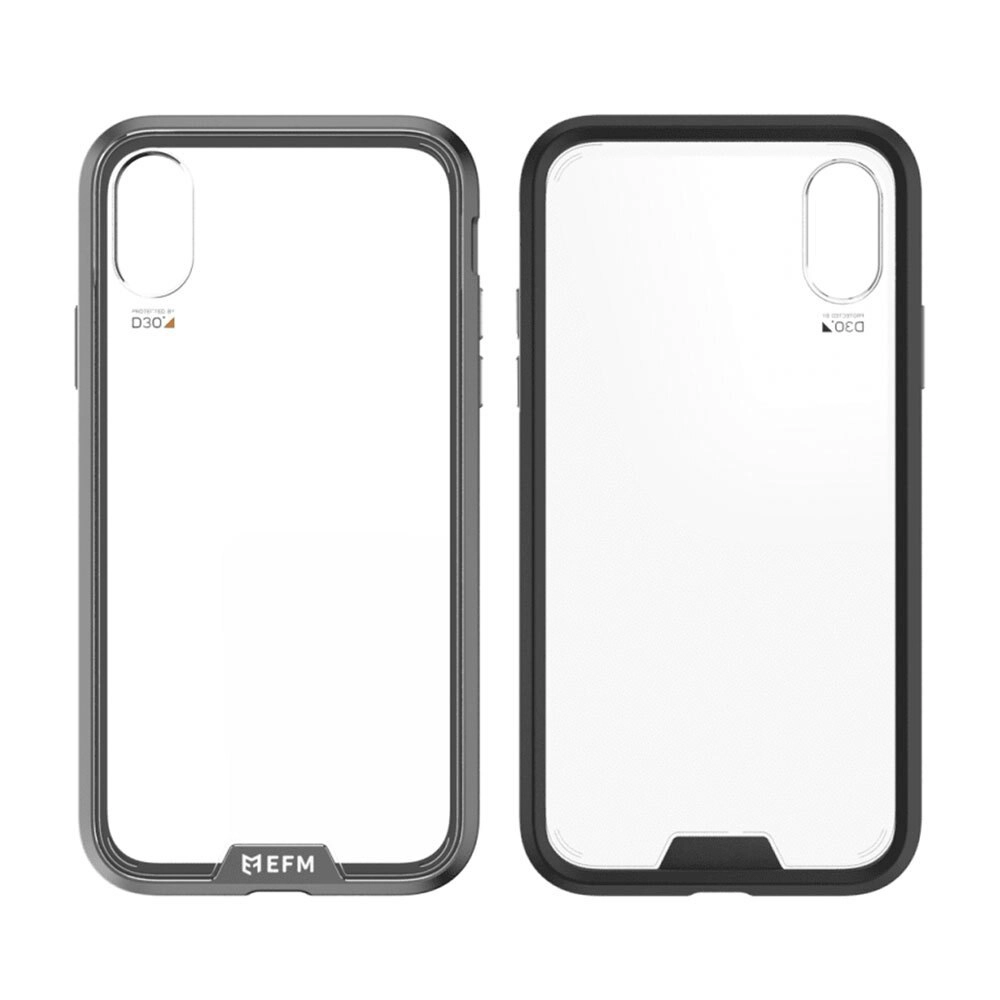 EFM Verona D3O Case Armour Cover Protection for Apple iPhone XS Max Black/Grey