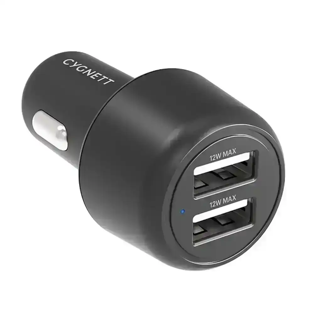 Orico 2 port USB car charger 12V / 24V 3.4A max 17W with Intelligent IC -  White