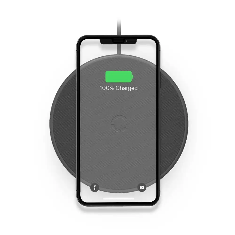 Cygnett PowerBase II 10W Wireless Charger/Pad Non-Slip 2m USB Charging Base BLK