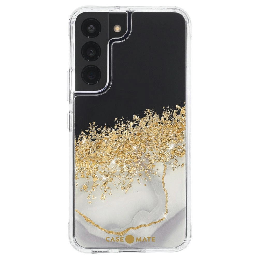 Case-Mate Karat Marble Phone Antimicrobial Case Cover For Samsung Galaxy S22