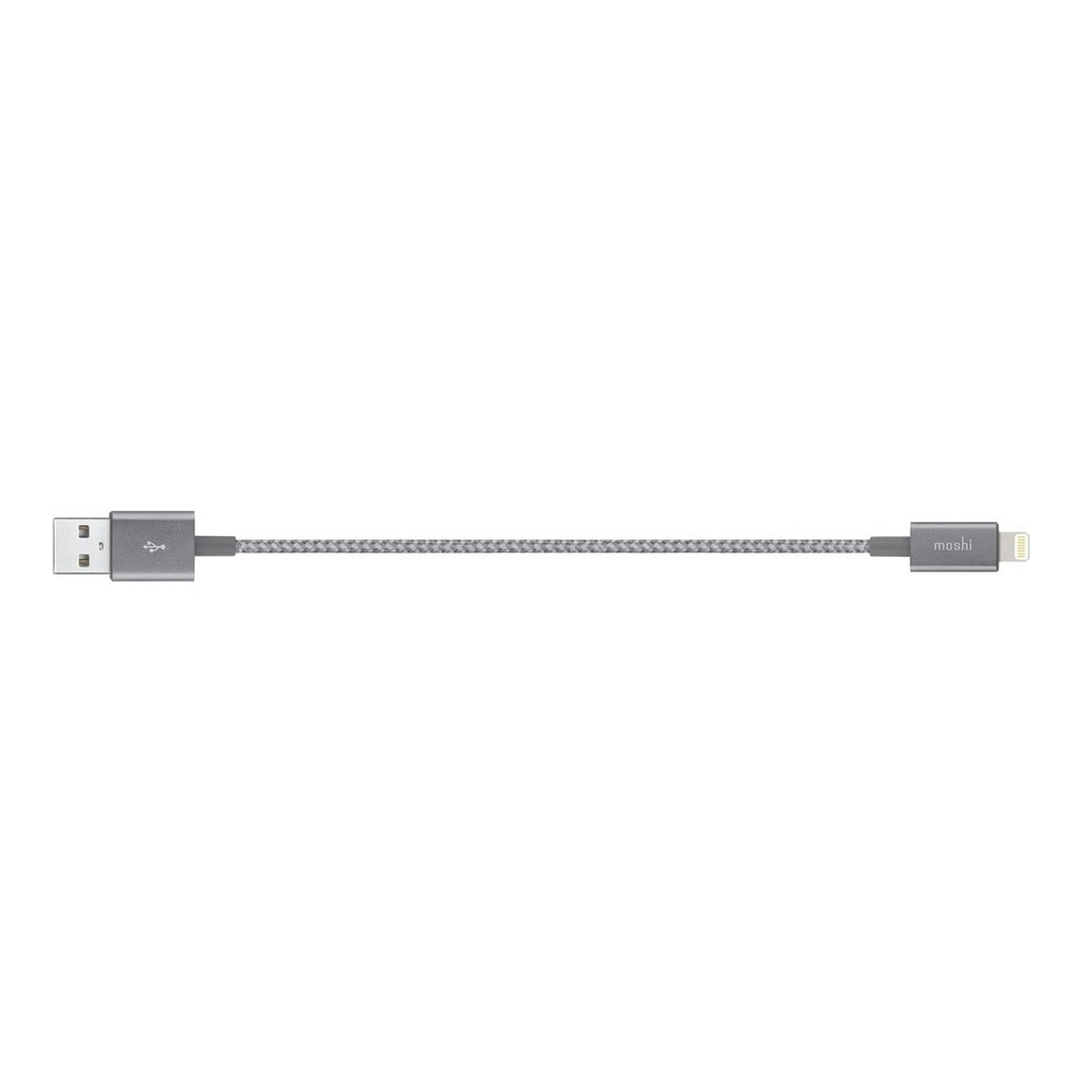 Moshi Integra USB-A to Lightning MFI-Certified Charge/Sync 2M Braided Cable Grey