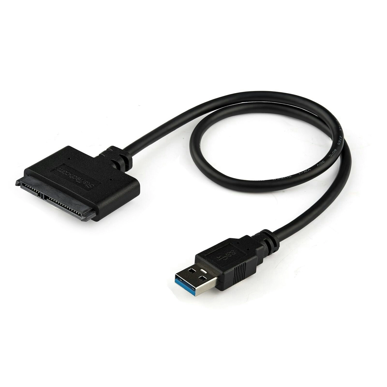 Star Tech 6Gbps USB-A 3.0 to SATA Adapter Transfer Cable for 2.5in SSD/HDD Drive