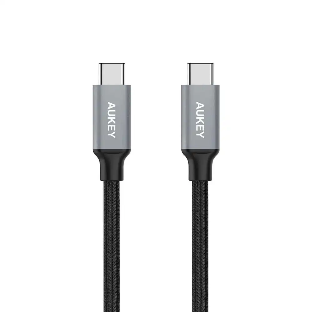 Aukey 1M Impulse Series Braided Cable USB-C to USB Type C for Samsung Note8/S9