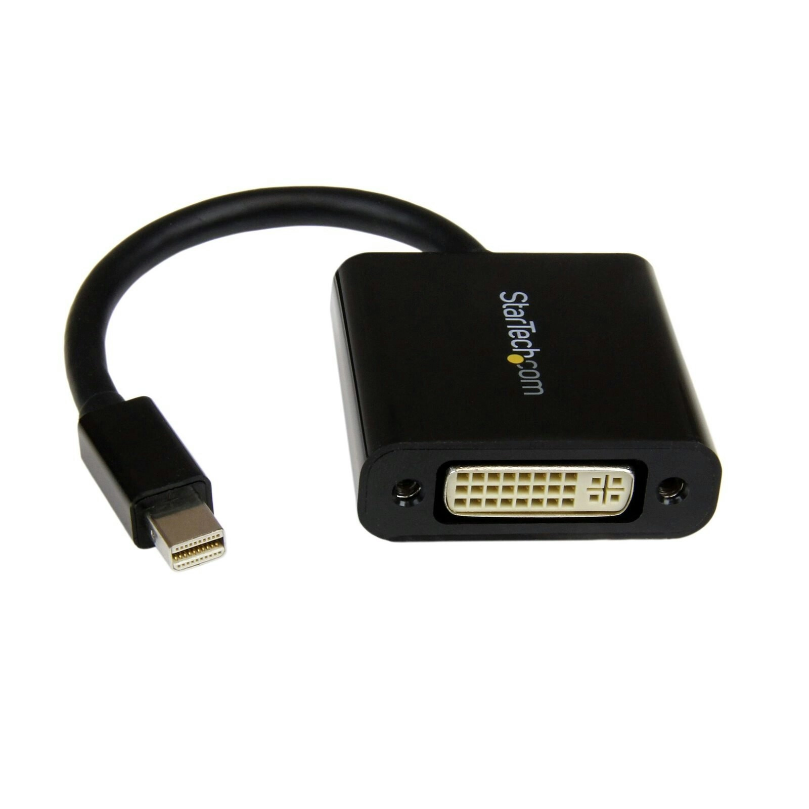 Star Tech Mini DisplayPort To DVI Video Adapter 1080p BLK For PC/Monitors/HDTV