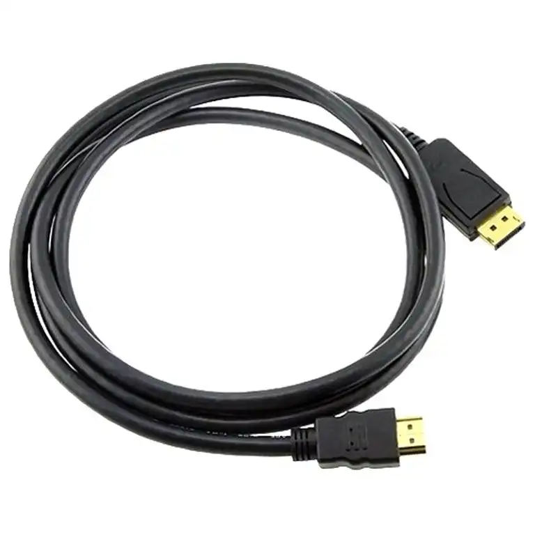 8Ware 20-pin DisplayPort to 19-pin HDMI 2m Cable Connector/Adapter For PC Black