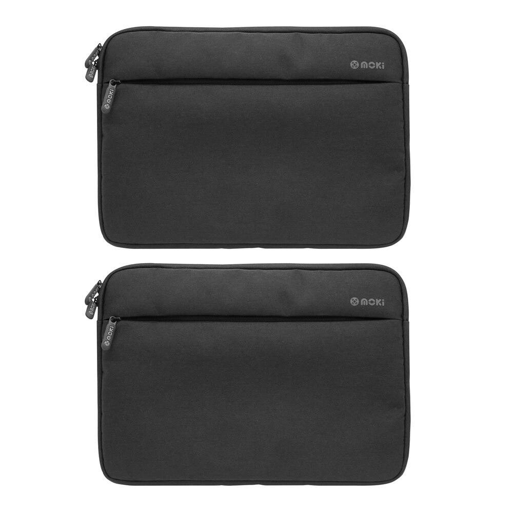 2PK Moki Transporter Sleeve Case Carry Bag for 13.3" Inch Notebook/Laptop Black