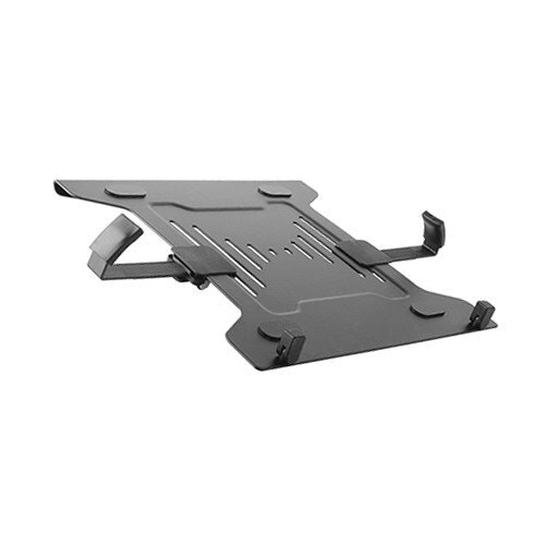 Brateck 30cm Steel Rack Holder Stand Storage for 10"-15.6" Laptop/Desk Mounts BK