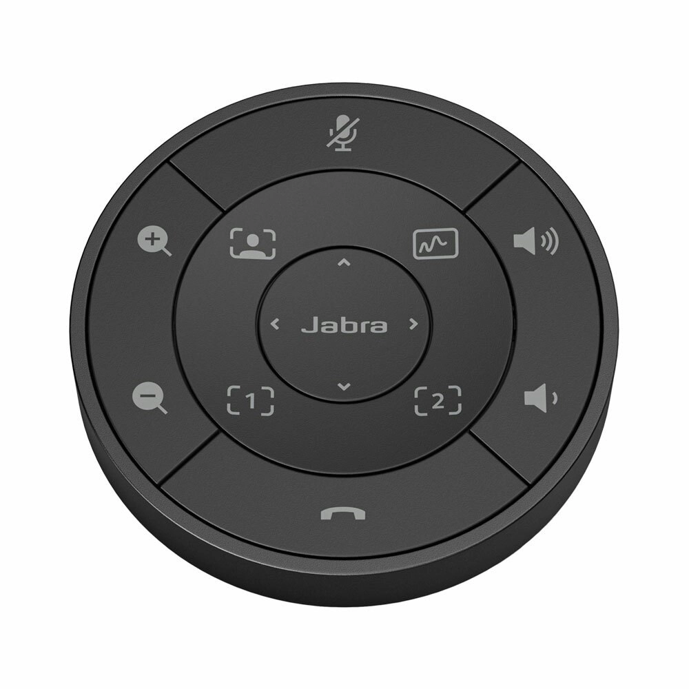 Jabra Bluetooth Black Remote Control For Panacast 50 Video Bar Zoom/Call Control