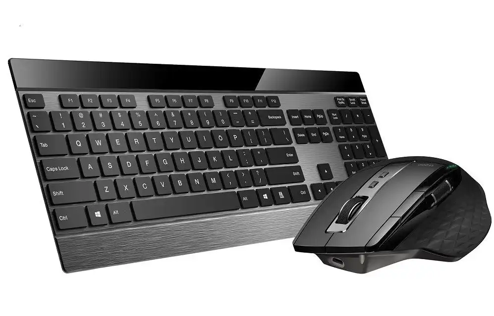 Rapoo 9900M Wireless Bluetooth/2.4GHz Ultra-Slim Keyboard & Mouse For PC/Laptop