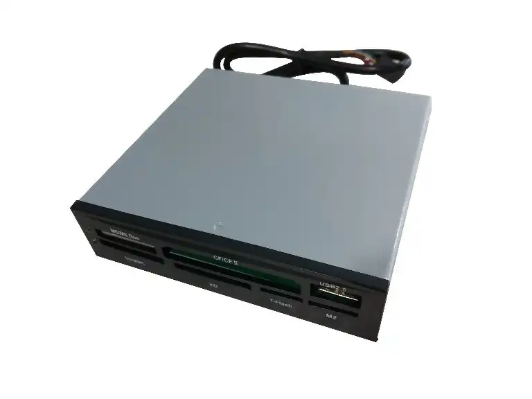 Astrotek All In One 3.5" Internal Card Reader USB 2.0 Hub/Dock For SDHC/SD/CF/MD