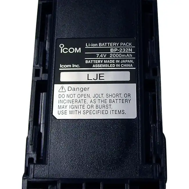 1pc ICOM 7.4V 2300MAH LI-ION Spare BP-232H Battery Pack for IC41S