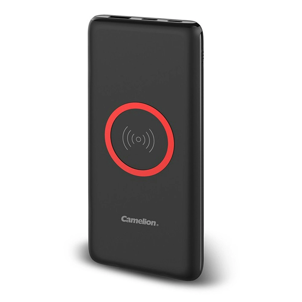 Camelion Portable 10000mAh Power Bank w/ Qi Wireless Charger for iPhone/Samsung