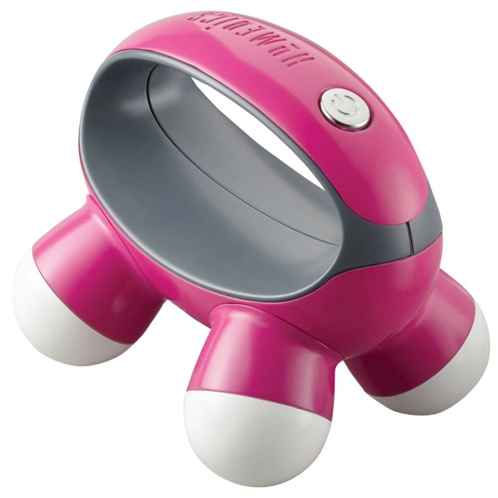 Homedics QuaD Portable Electric Hand Held Vibration Massager Body/Back - Pink