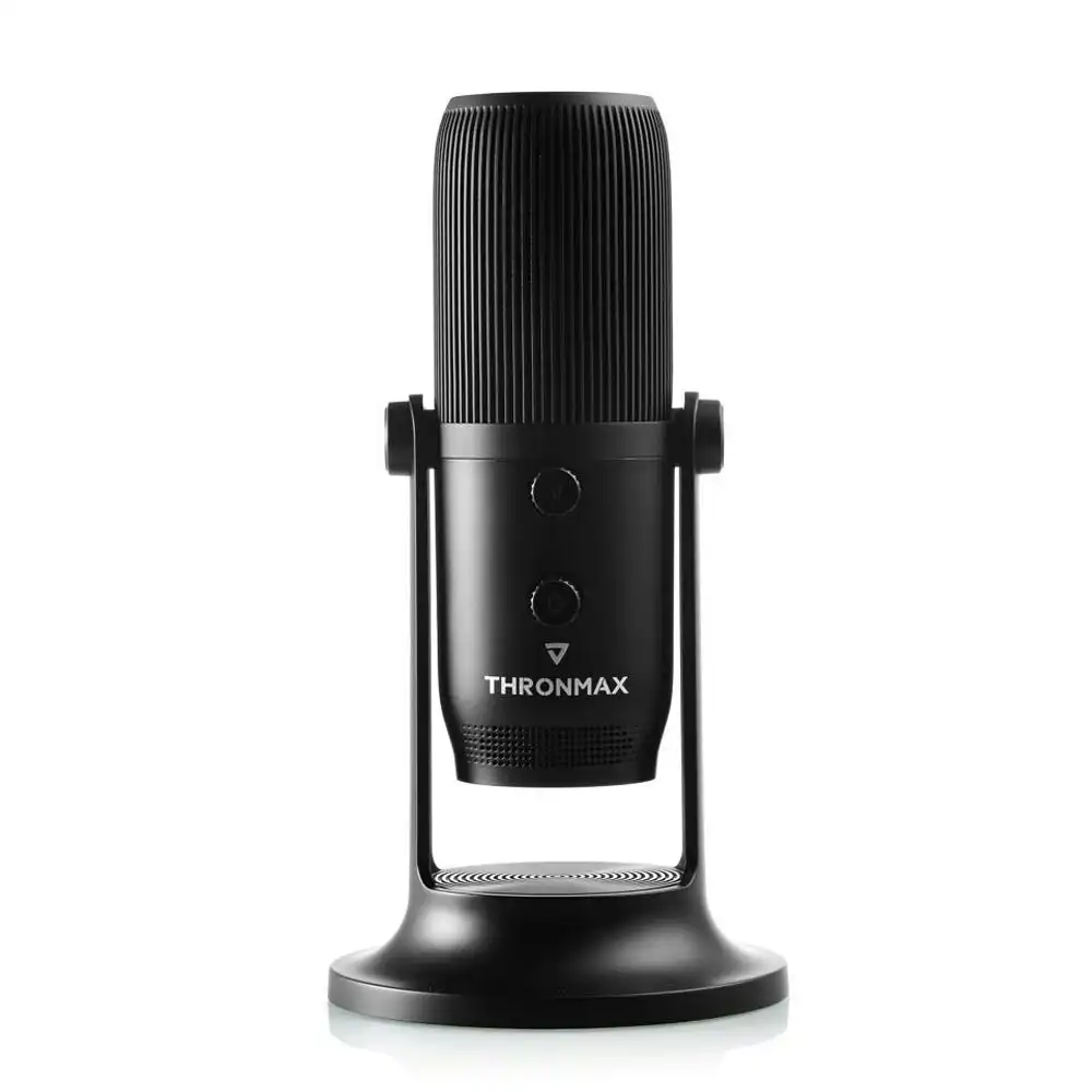 Thronmax Mdrill One 48kHz Condenser USB Streaming Microphone Cardioid/Stereo BLK