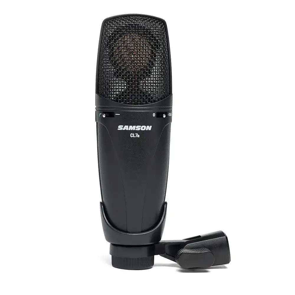 Samson Professional Studio Wired Cardioid/Condenser Microphone w/ Swivel Mount