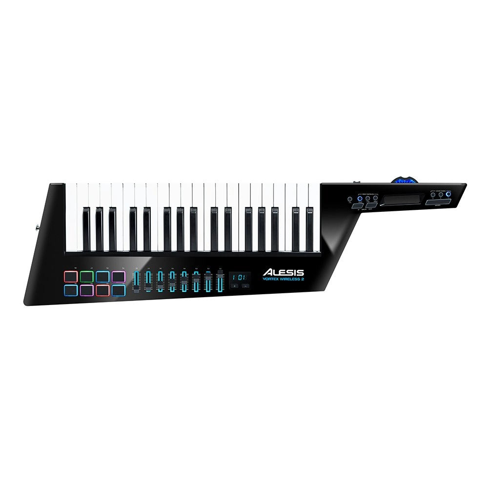 Alesis Vortex Wireless 2 MIDI Electric Keytar Controller w/ USB Receiver/Strap