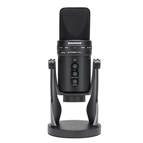 Samson Audio USB Condenser Microphone Cardioid Gaming/Music Recording Mic Black