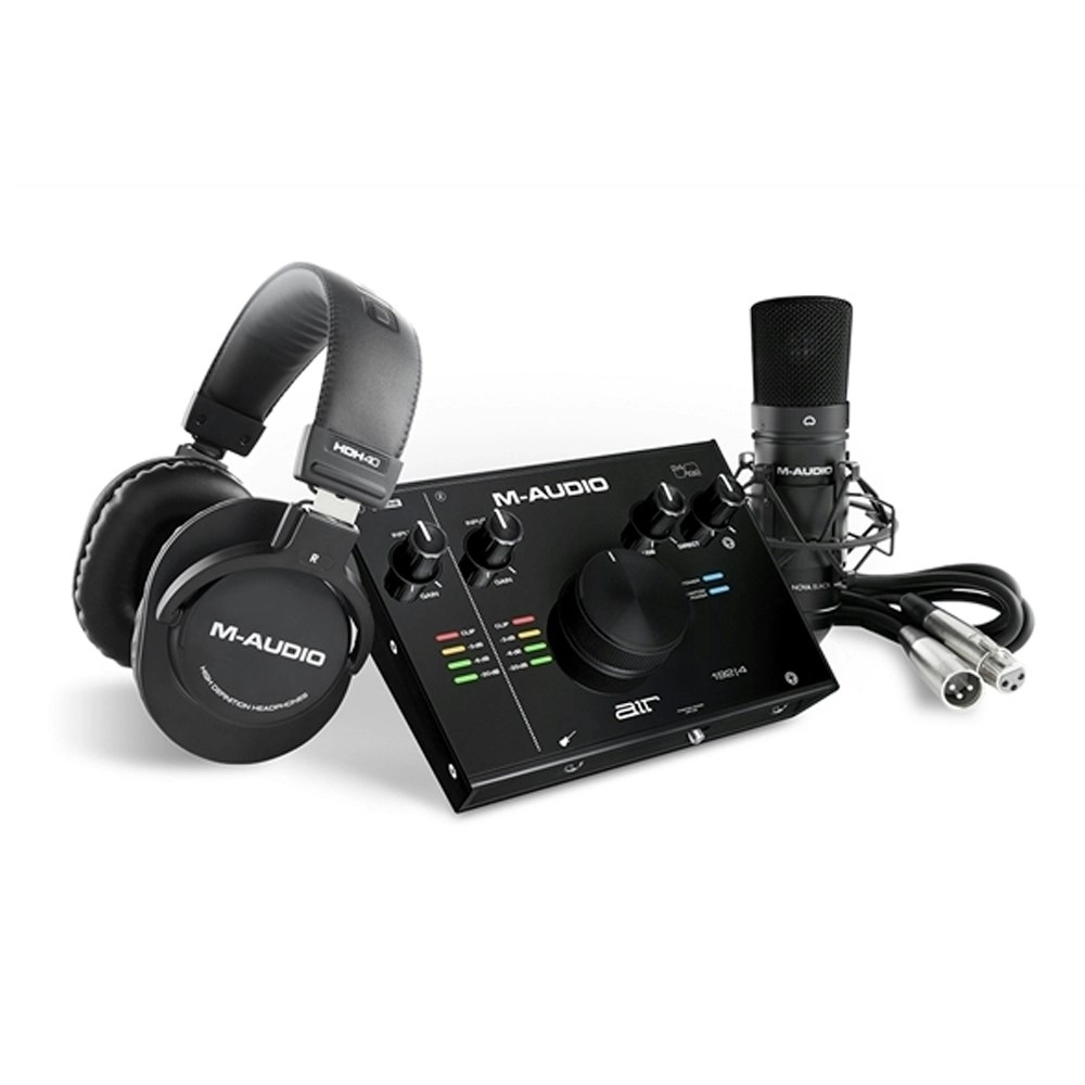 M-Audio Air 192/4 VSP 2x2 Audio USB Interface w/ Microphone/Headphones Black