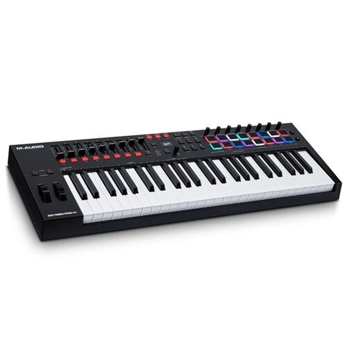 M-Audio Oxygen Pro 49 USB 80cm Keyboard Controller Semi-Weighted 49-Key MIDI BLK