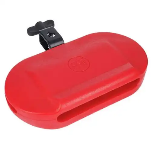 Meinl Percussion Music Low-Pitch Plastic Block Musical Instrument For Drums Red