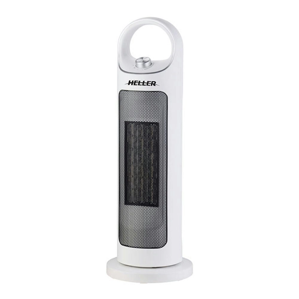 Heller 2000W Electric Ceramic Oscillating Mini Tower Heater Hot Fan w/Thermostat