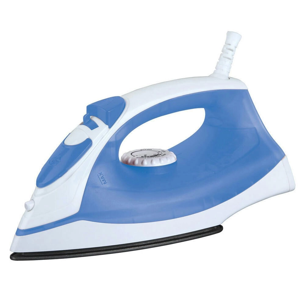 Tiffany 1200W Non-Stick Auto-Off Clothes/Garment Corded Electric Steam Iron Blue