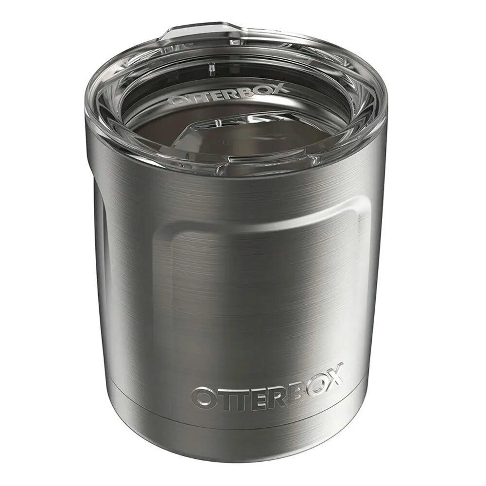 Otterbox Elevation Tumbler 300ml Travel Drink Cup w/Lid Stainless Steel Silver