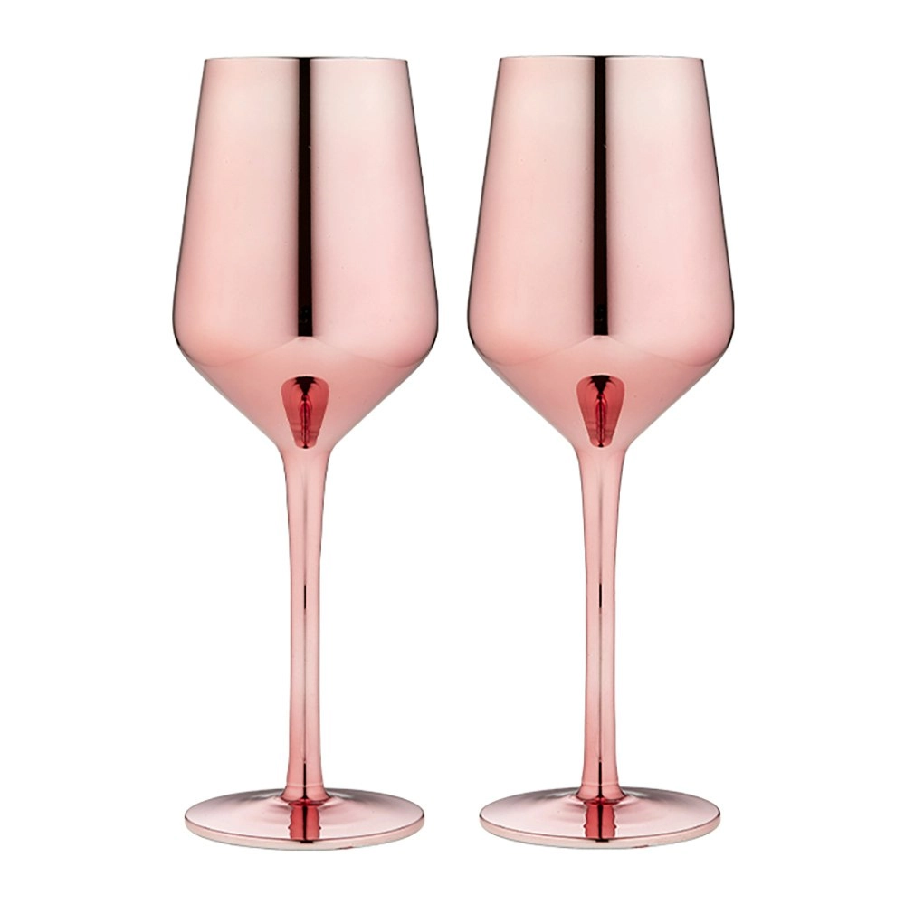 2pc Tempa Aurora 400ml Stem Wine Glass Cocktail Drinking Cup Glassware Rose