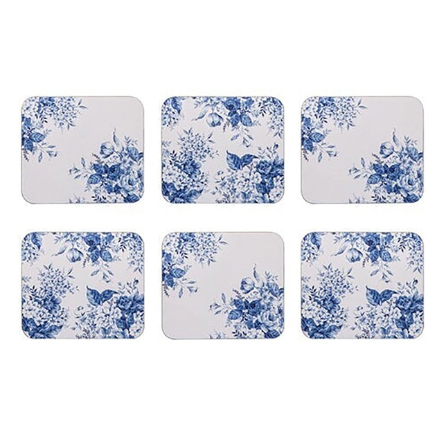 6pc Ashdene 11cm Provincial Garden Coasters For Cups/Glasses/Mugs Kitchen/Drinks