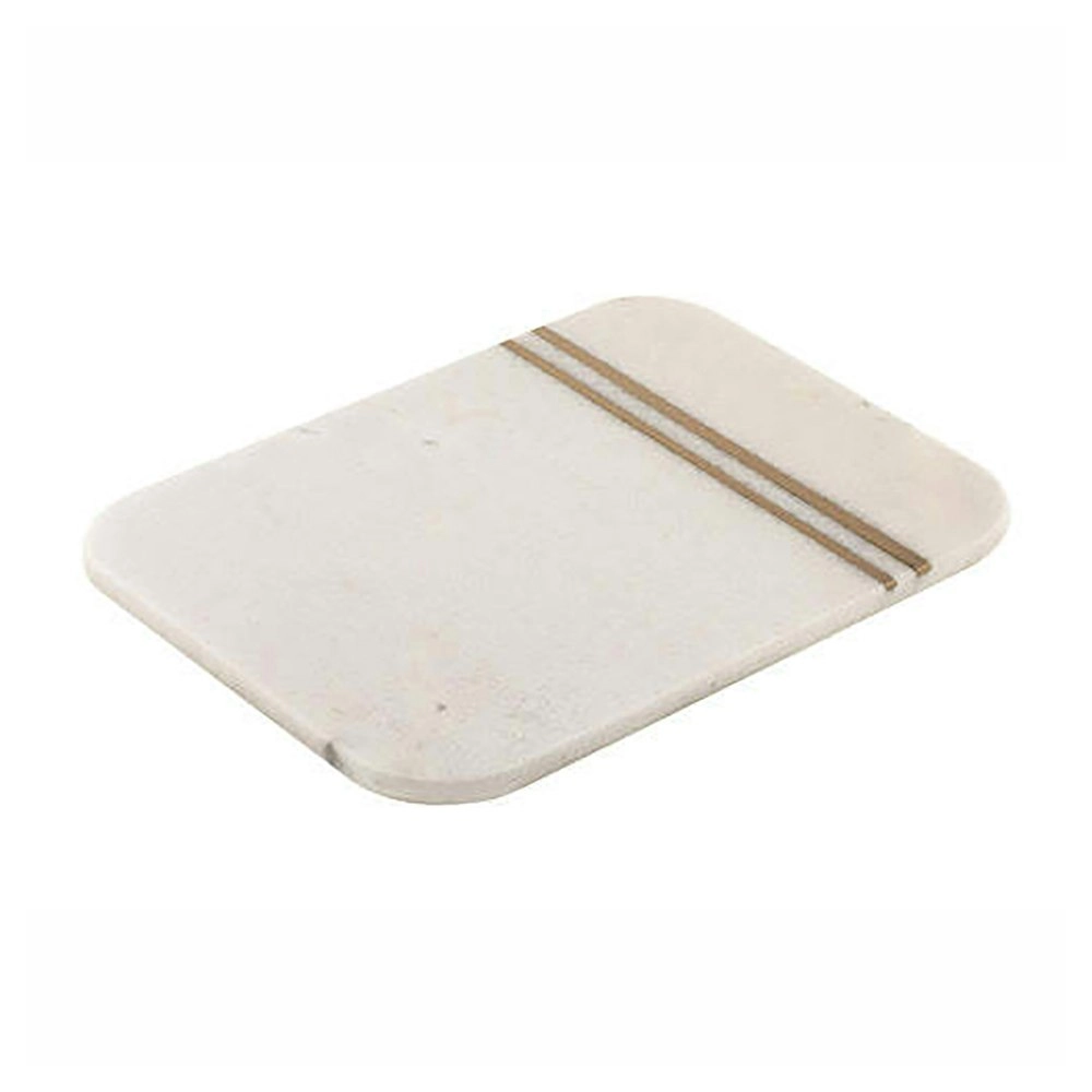 Tempa Emerson White Kitchen/Home Grazing Food Serving/Server Marble Board/Tray